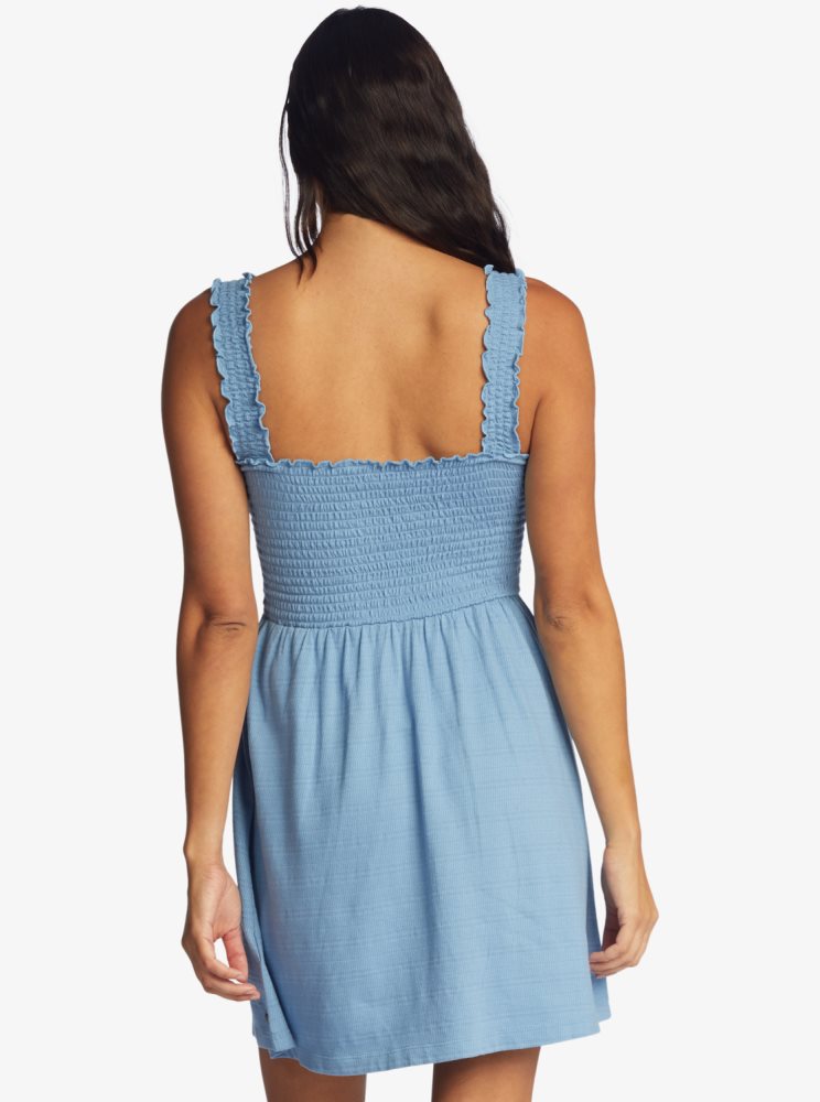 Peignoir Roxy Hanging 10 Knit Off-The-Shoulder Bleu Femme | DZY-25915389