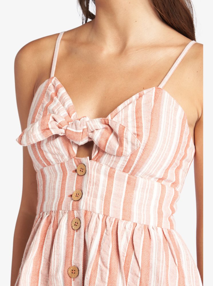 Peignoir Roxy Under The Cali Sun Stripe Lanières Stripes Femme | BVR-45061173