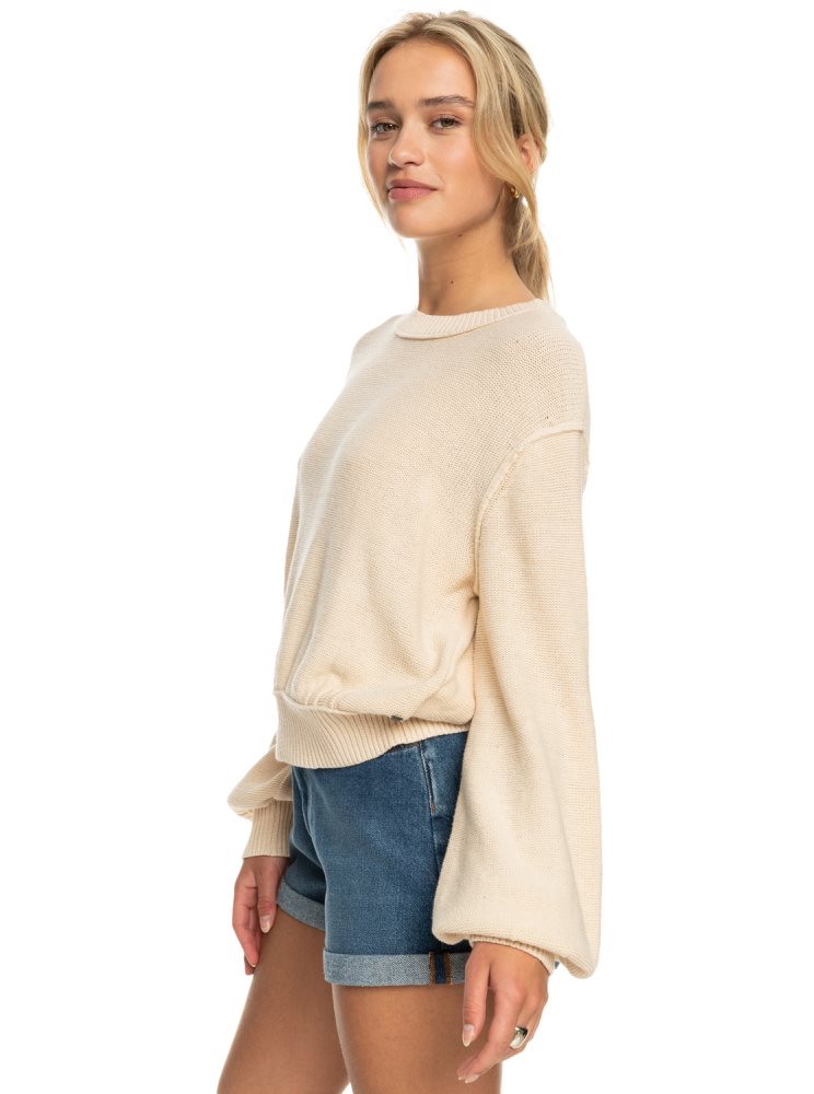 Sweats Roxy Loft Music Pullover Blanche Femme | SVZ-36185890