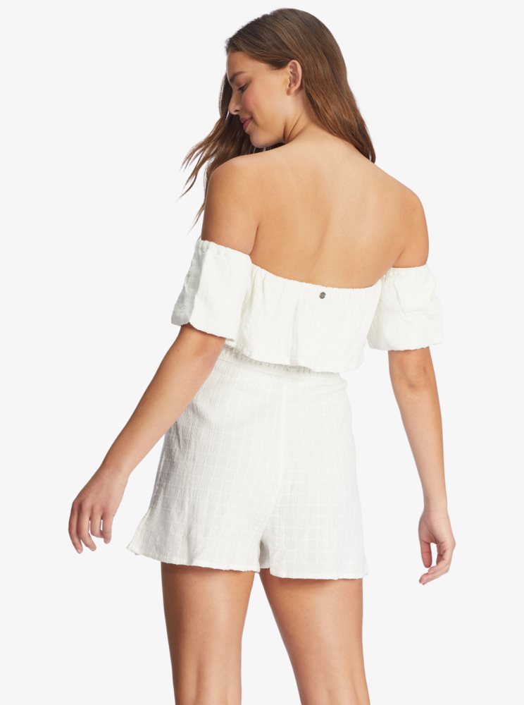 Rompers Roxy Another Day Blanche Femme | FYV-56437147