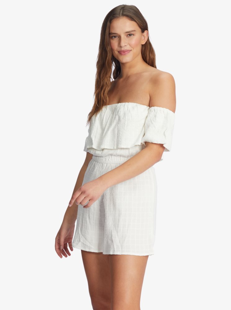 Rompers Roxy Another Day Blanche Femme | FYV-56437147