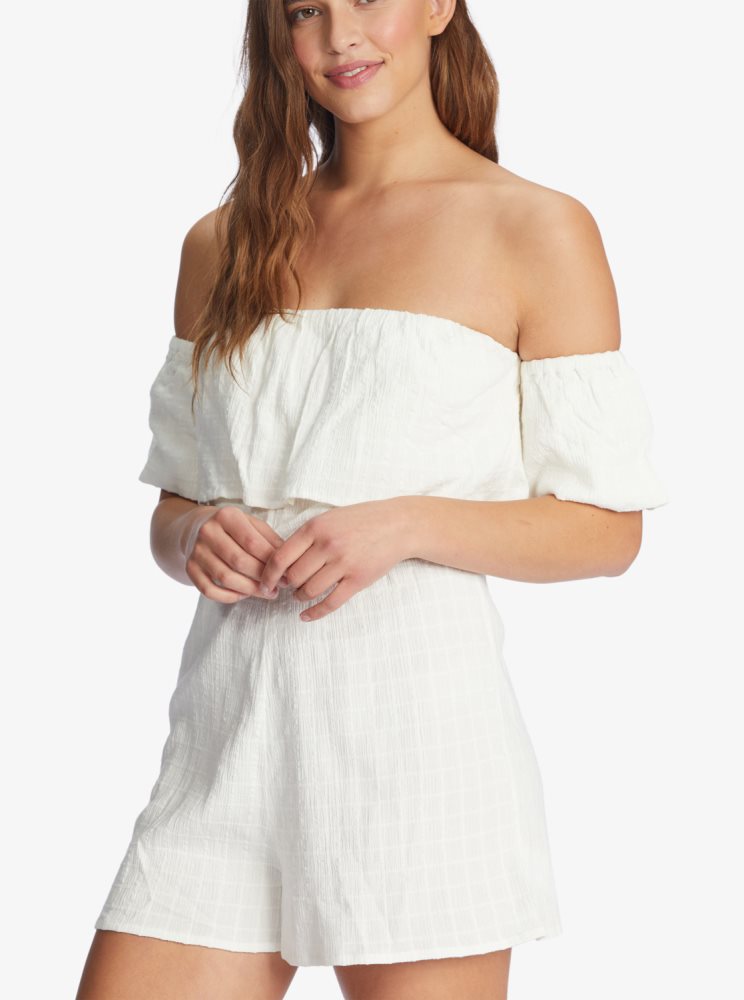 Rompers Roxy Another Day Blanche Femme | FYV-56437147