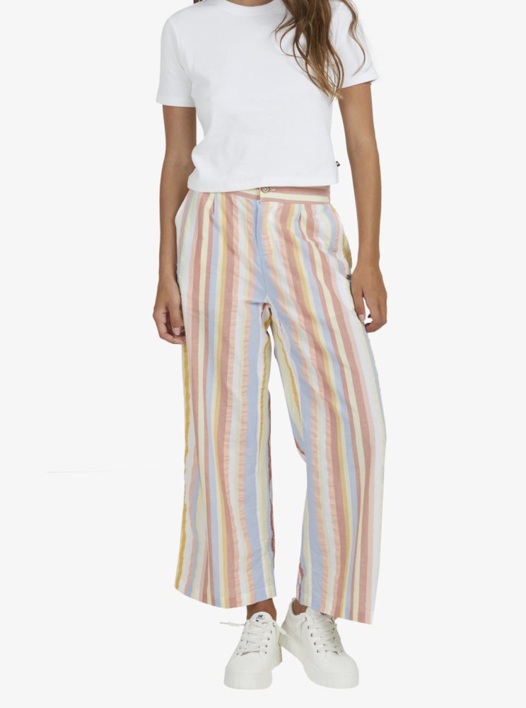 Pantalon Roxy South Pacific Cropped Multicolore Femme | ETR-80126671