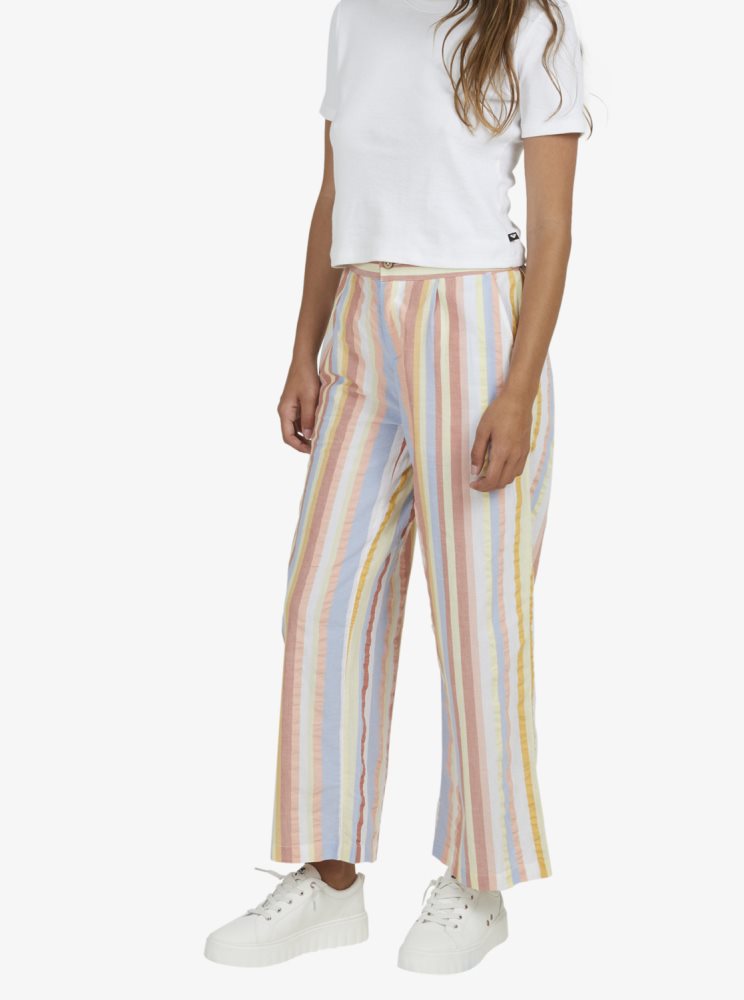 Pantalon Roxy South Pacific Cropped Multicolore Femme | ETR-80126671