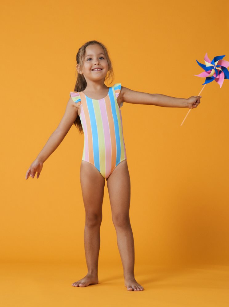 Maillots De Bain Roxy 4-16 Colors Of The Sun Multicolore Enfant | LHW-56457565