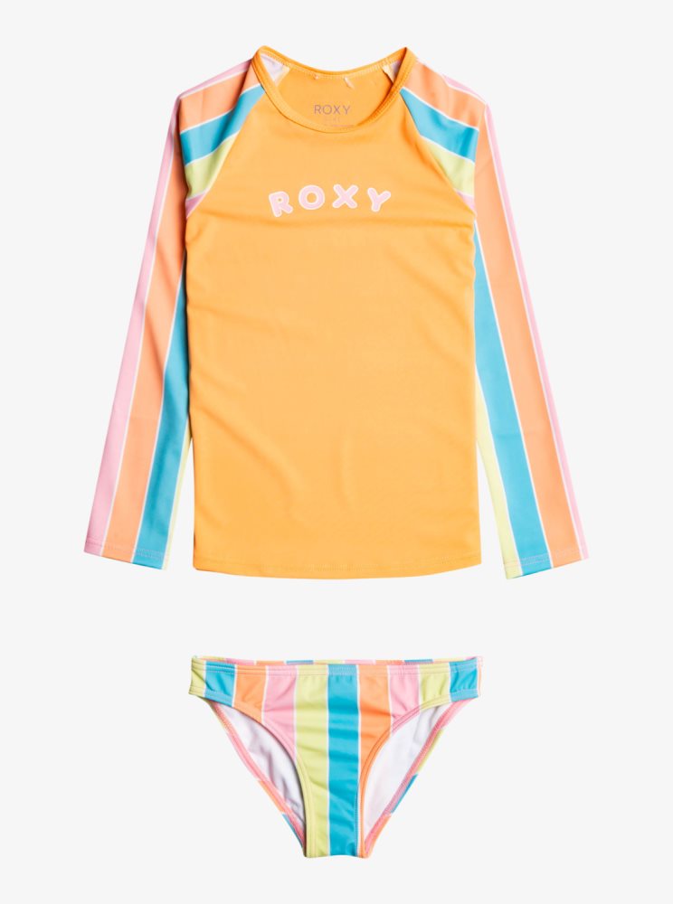 Rashguards Roxy 4-16 Colors Of The Sun Long Sleeve UPF 50 Set Multicolore Enfant | EBG-95745067