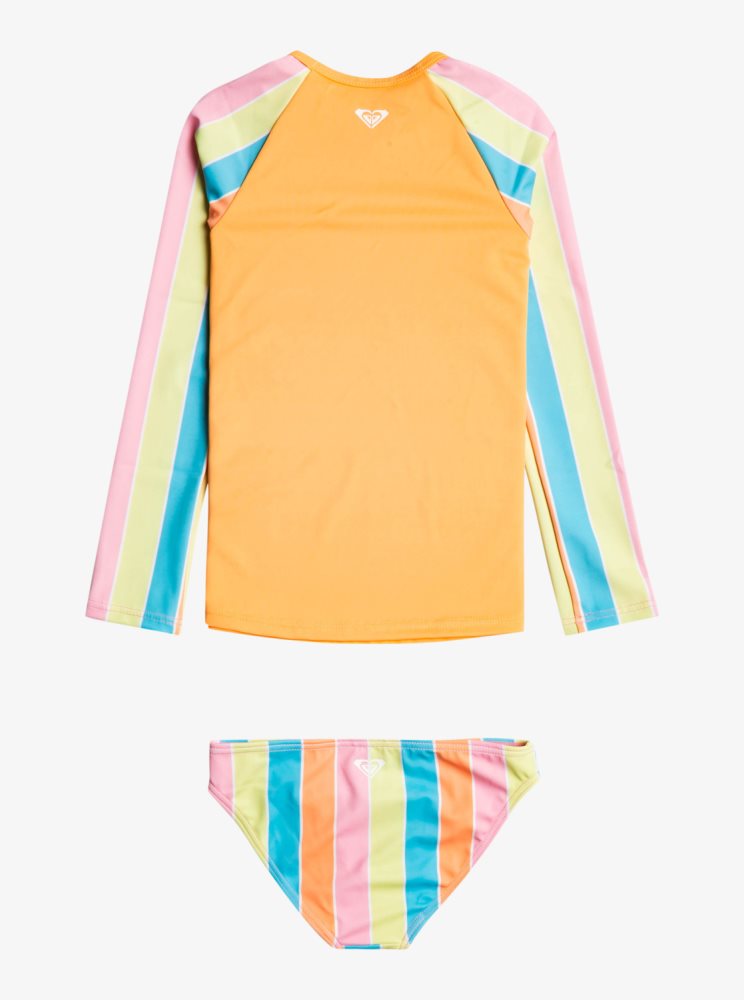 Rashguards Roxy 4-16 Colors Of The Sun Long Sleeve UPF 50 Set Multicolore Enfant | EBG-95745067