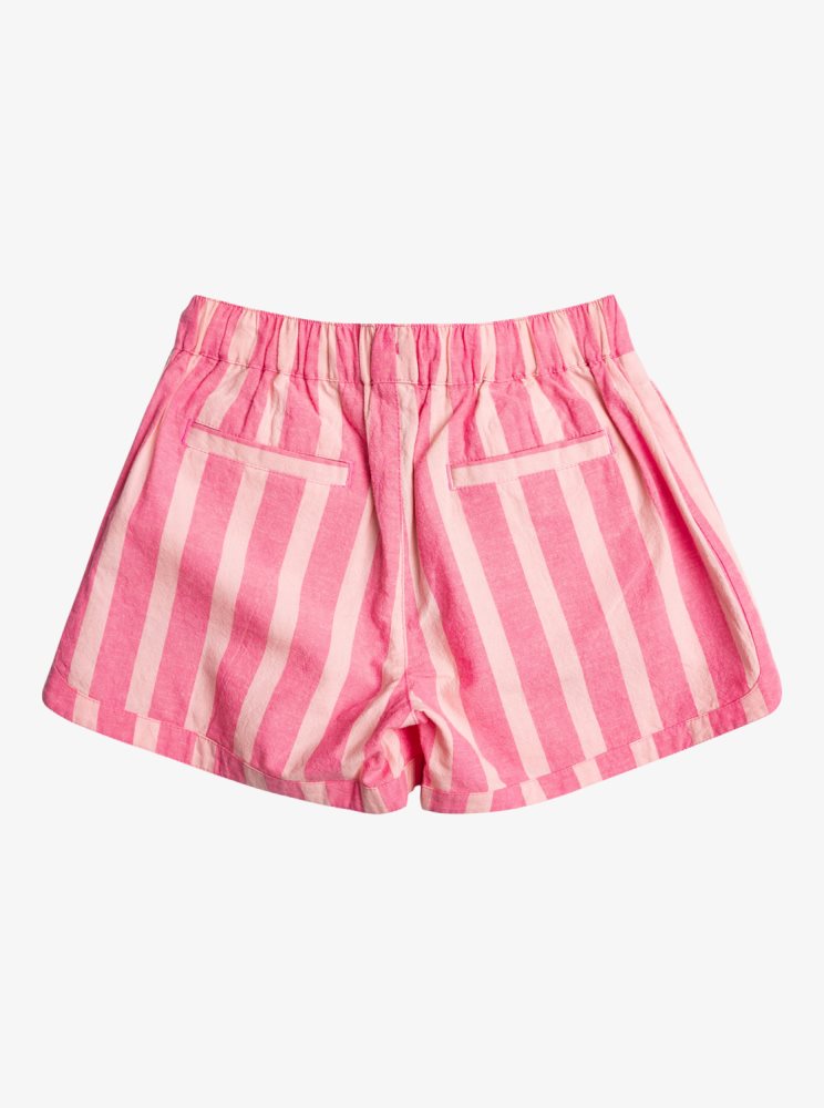 Shorts Roxy Una Mattina Beach Rose Stripes Enfant | BAA-71765400