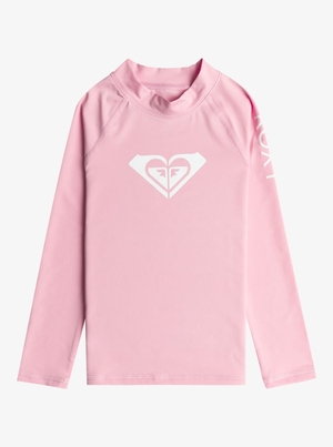 Rashguards Roxy 2-7 Whole Hearted Long Sleeve UPF 50 Rose Enfant | TDS-08815457