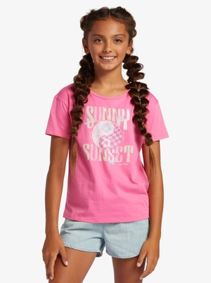 T Shirts Roxy 4-16 Day And Night A Rose Enfant | AXN-19657078