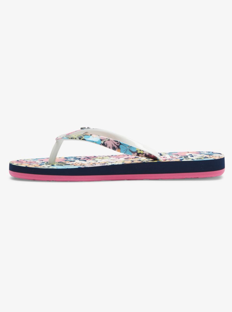 Sandales Roxy 4-16 Pebbles Bleu Marine Enfant | YQI-79427806