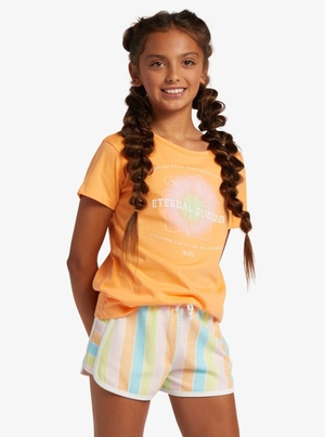 T Shirts Roxy 4-16 Day And Night B Orange Enfant | ZCA-55339081