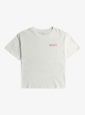 T Shirts Roxy 4-16 Gone To California Oversized Blanche Enfant | ZZP-75964128