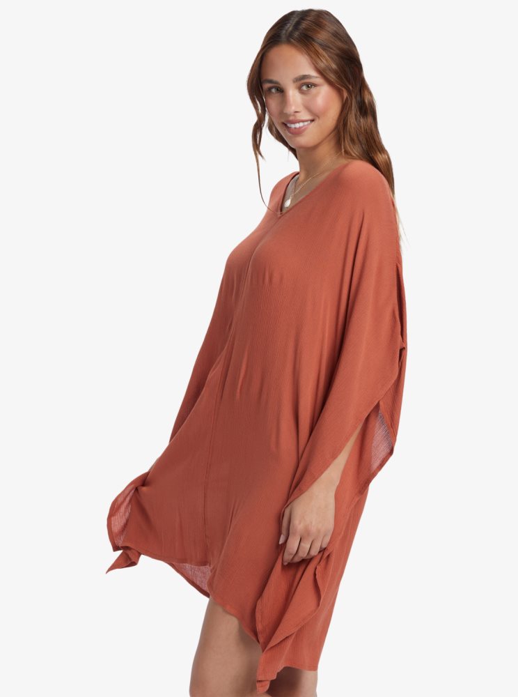 Poncho Roxy Moon Blessing Orange Femme | MZM-67779511