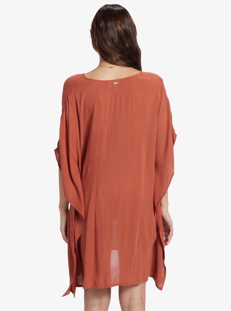 Poncho Roxy Moon Blessing Orange Femme | MZM-67779511