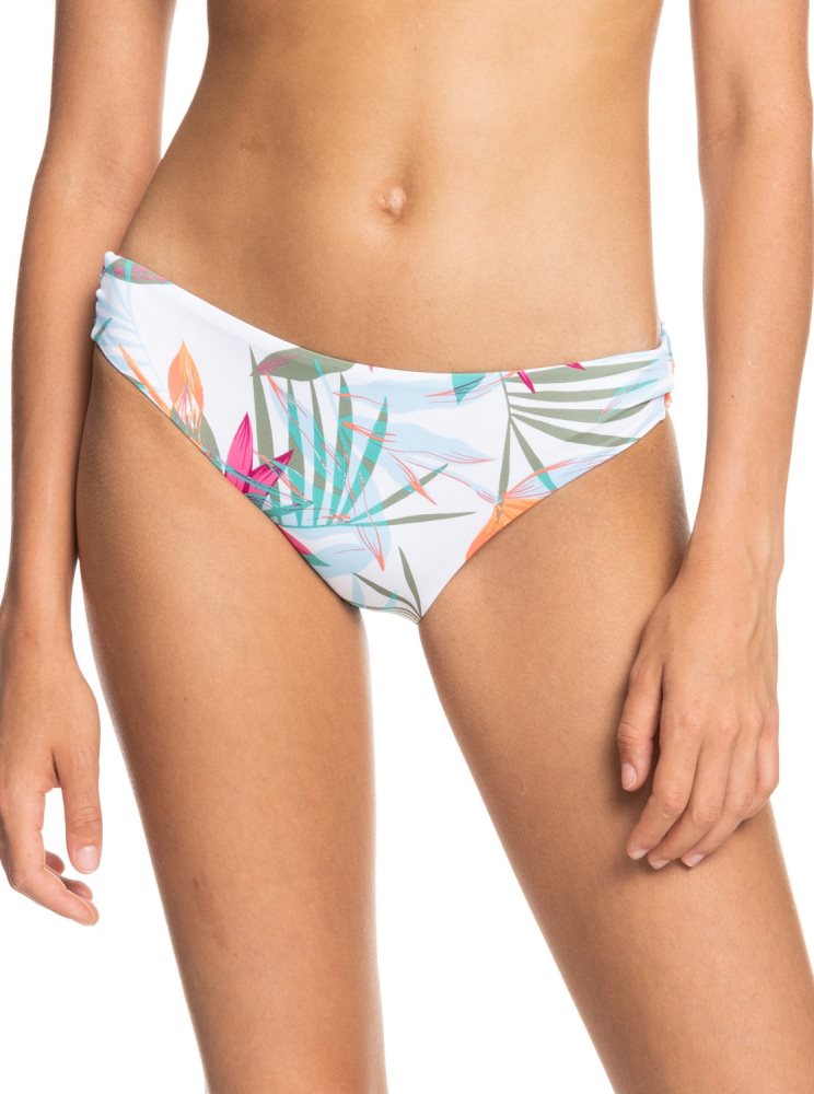 Bas De Bikini Roxy Beach Classics Hipster Blanche Femme | NMD-05401778