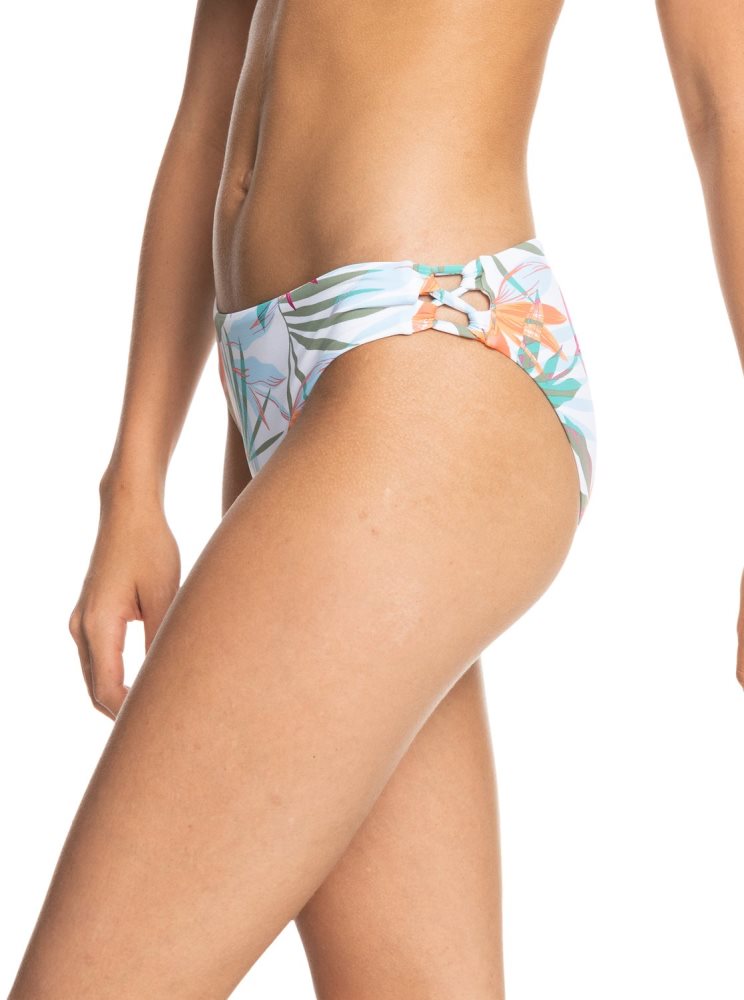 Bas De Bikini Roxy Beach Classics Hipster Blanche Femme | NMD-05401778