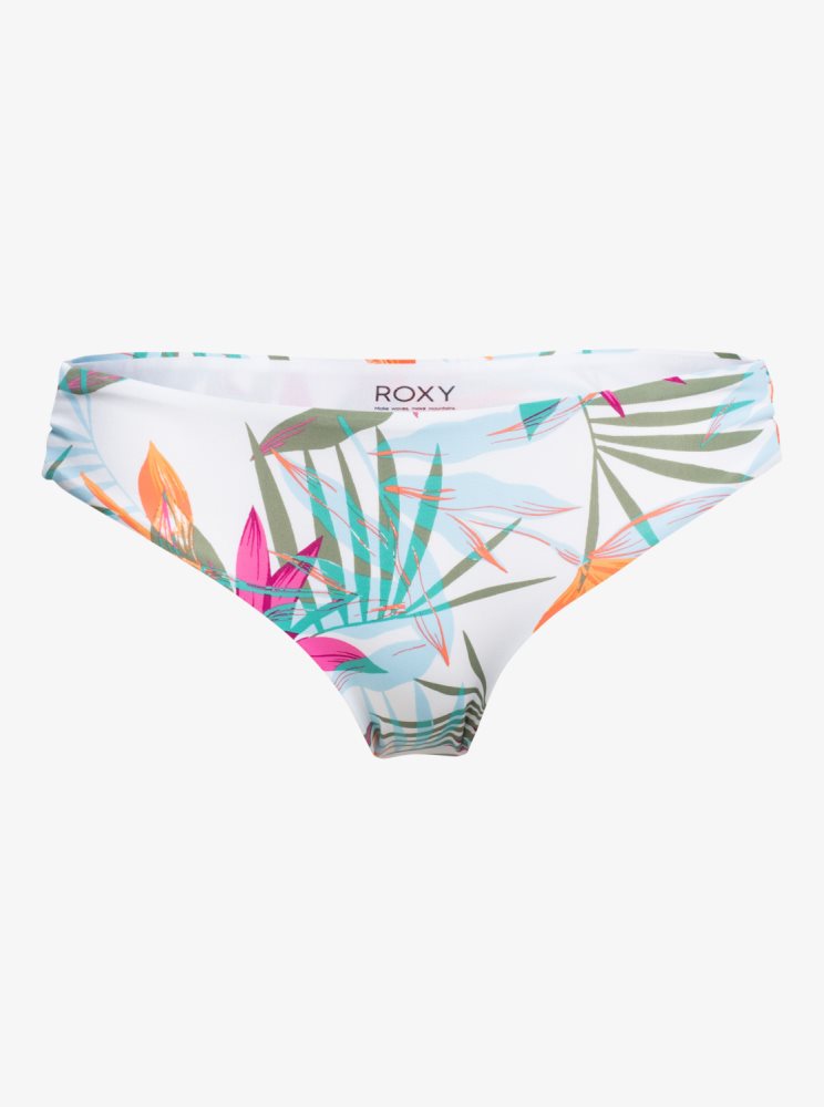 Bas De Bikini Roxy Beach Classics Hipster Blanche Femme | NMD-05401778