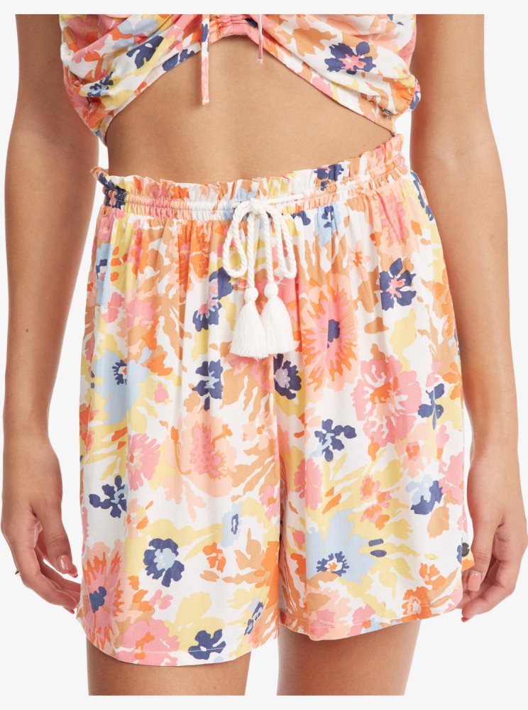 Shorts Roxy Happiness Awaits Beach Blanche Femme | CHP-94185629