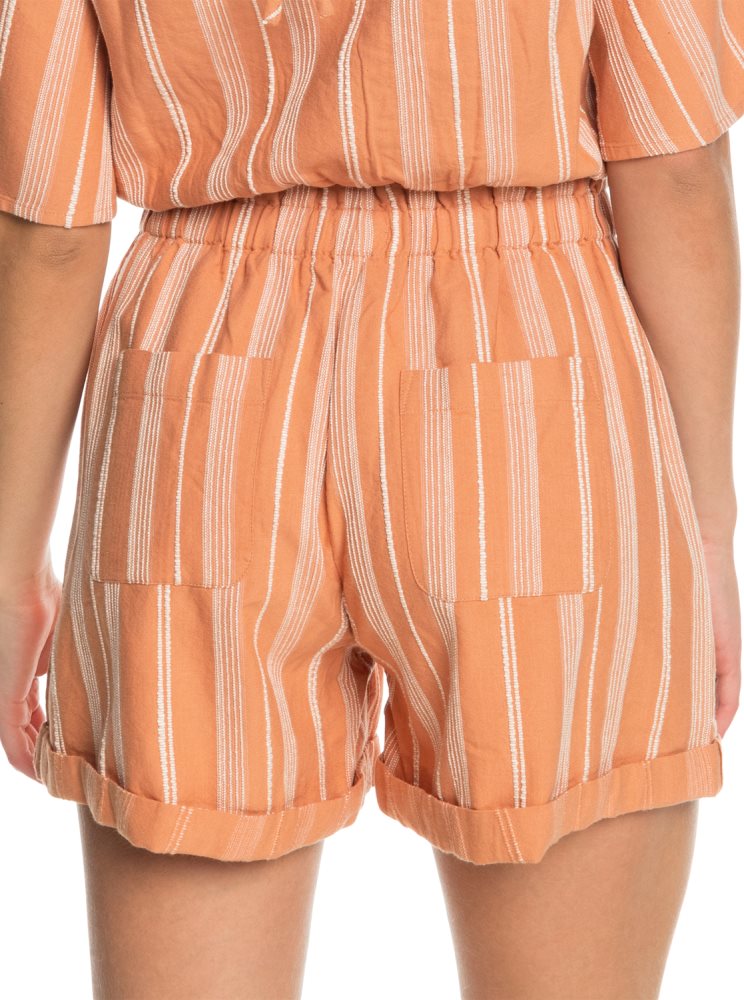 Shorts Roxy Sweeter Place Viscose Stripes Femme | OUJ-22522257