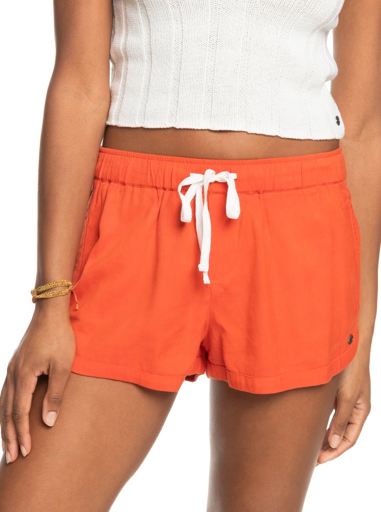 Shorts Roxy New Impossible Love Elasticized Orange Femme | NPO-42169869