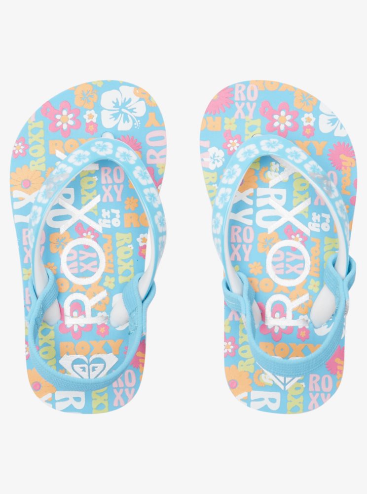 Sandales Roxy Pebbles Bleu Enfant | CJG-44002458