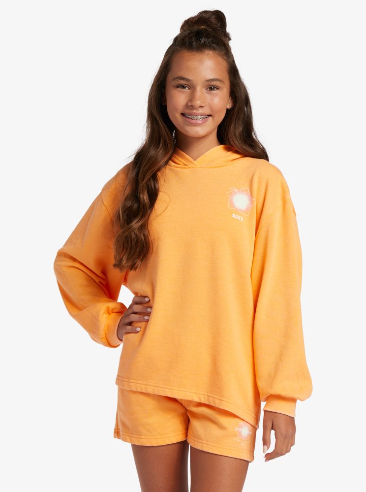 Sweat à Capuche Roxy 4-16 Sun My Sweet Sun B Orange Enfant | RIA-93951600