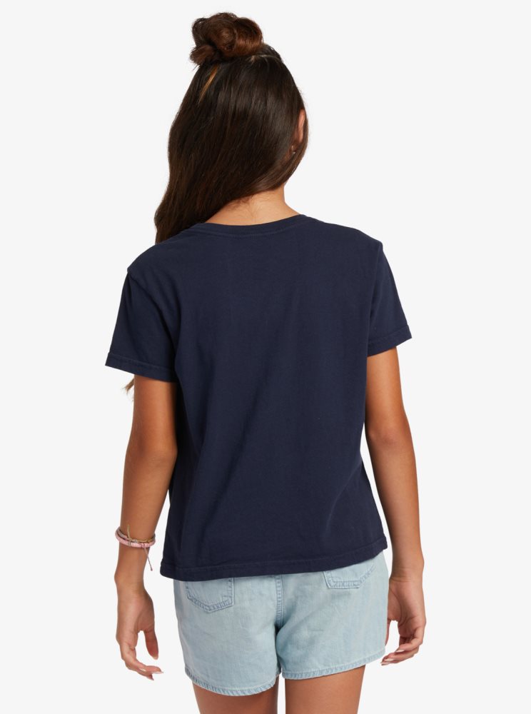 T Shirts Roxy 4-16 Radical Days Indigo Enfant | MDX-14609504