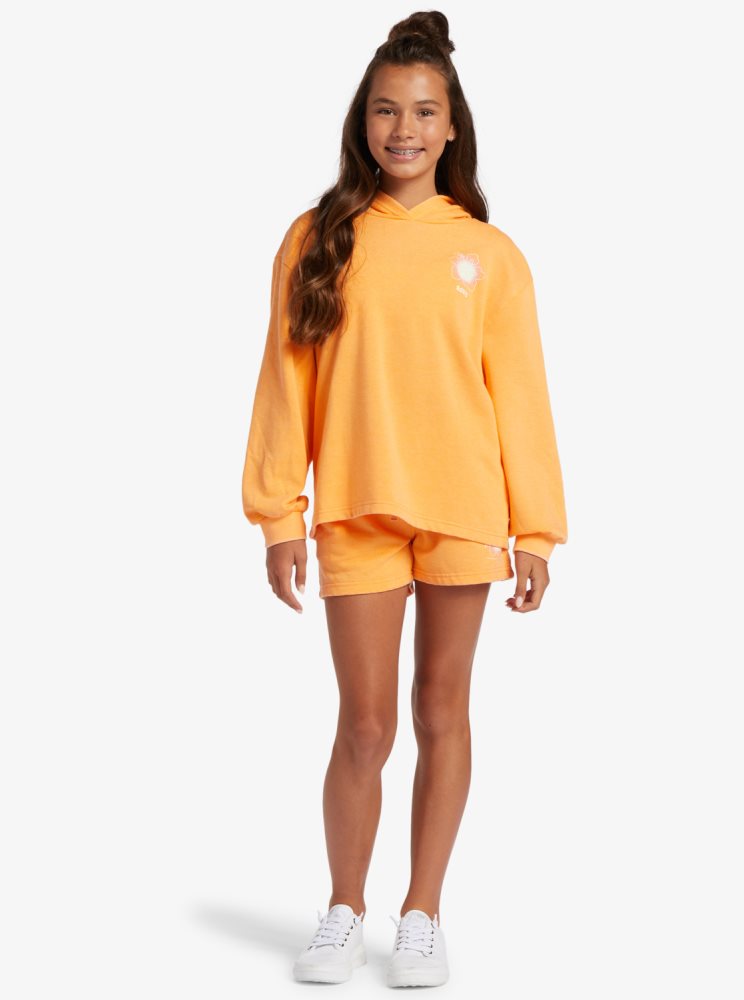 Sweat à Capuche Roxy 4-16 Sun My Sweet Sun B Orange Enfant | RIA-93951600