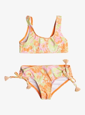 Bikini Roxy 4-16 Happiness Feeling Two Piece Bralette Set Orange Enfant | GEA-61696567