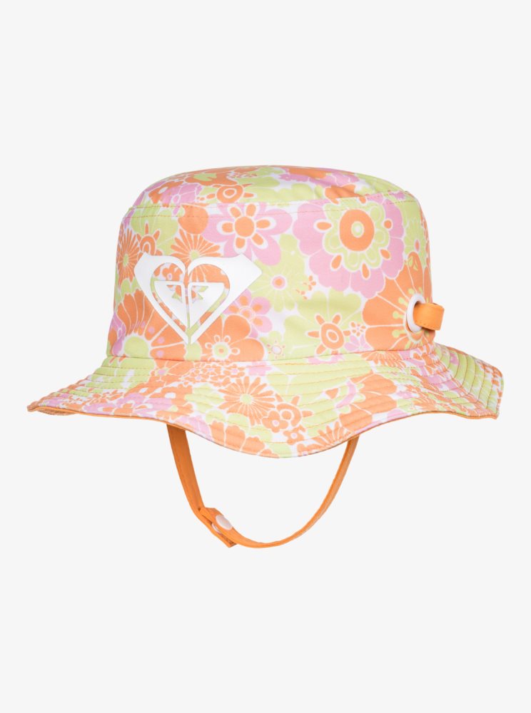 Chapeaux Roxy 2-7 New Bobby Reversible Swim Orange Enfant | FYW-44815380