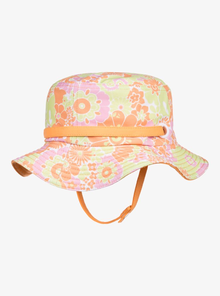 Chapeaux Roxy 2-7 New Bobby Reversible Swim Orange Enfant | FYW-44815380