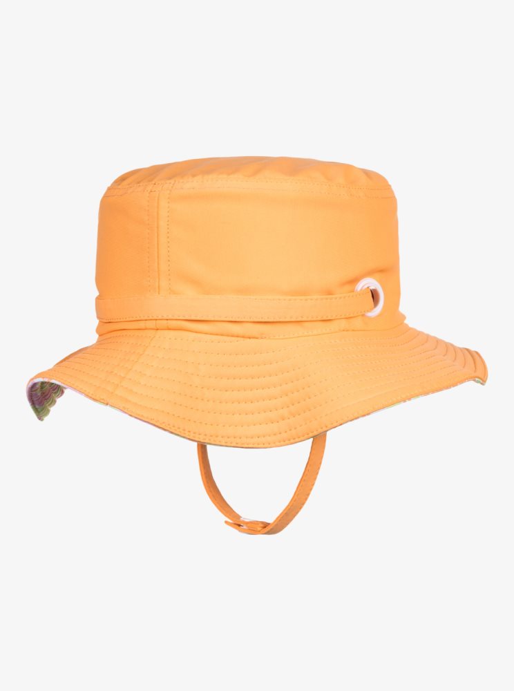 Chapeaux Roxy 2-7 New Bobby Reversible Swim Orange Enfant | FYW-44815380