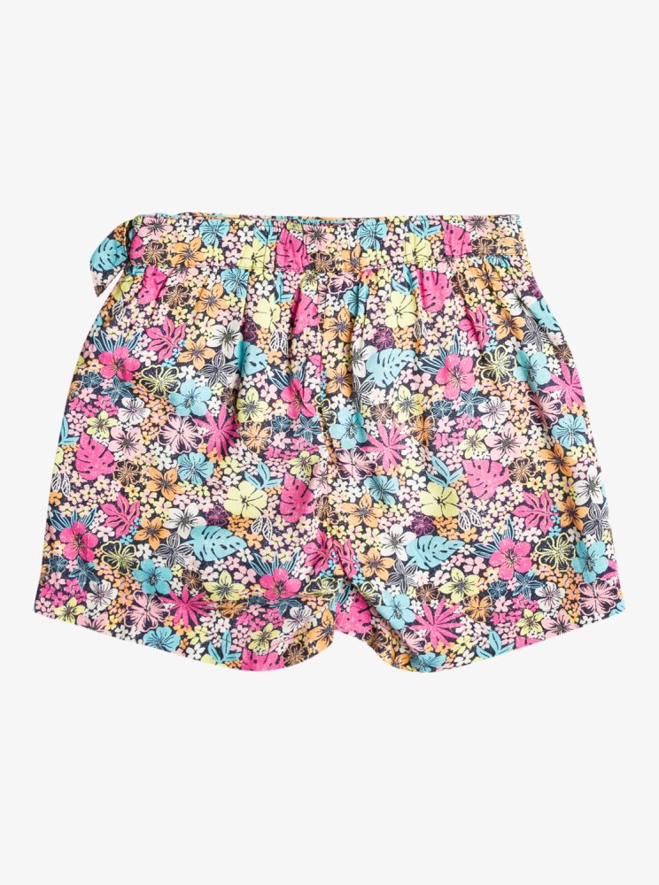 Shorts Roxy 4-16 Into The Unknown Wrap Skort Indigo Enfant | CBQ-13941812