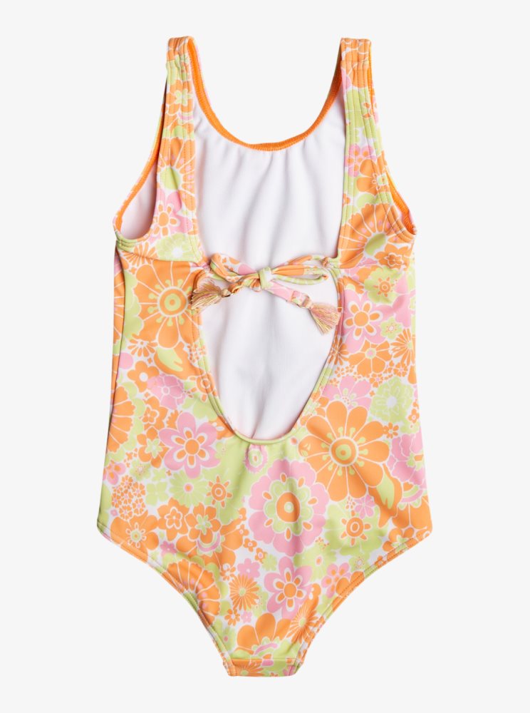 Maillots De Bain Roxy 4-16 Happiness Feeling Orange Enfant | RWF-71778393