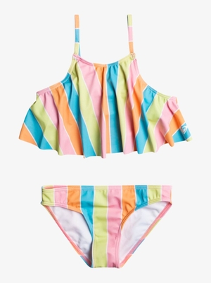 Bikini Roxy 4-16 Colors Of The Sun Two Piece Flutter Set Multicolore Enfant | YVN-31543801