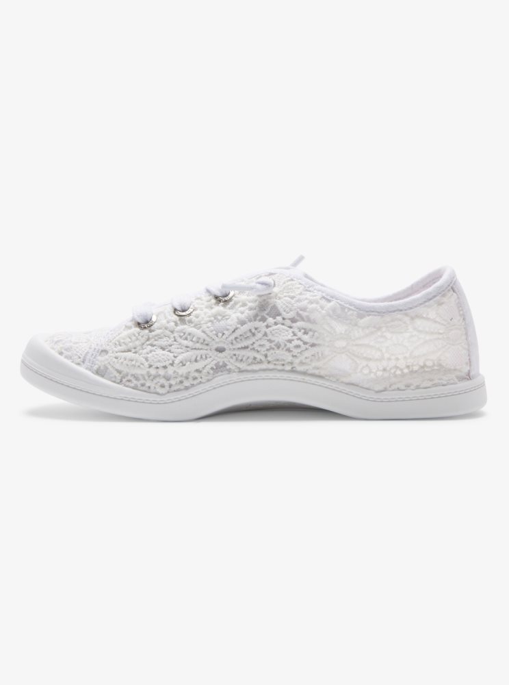 Basket Roxy Bayshore Blanche Femme | HLJ-96837148