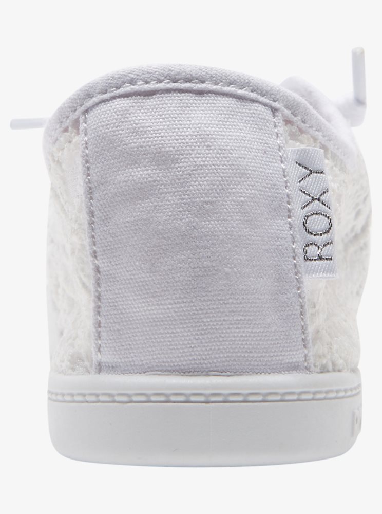 Basket Roxy Bayshore Blanche Femme | HLJ-96837148