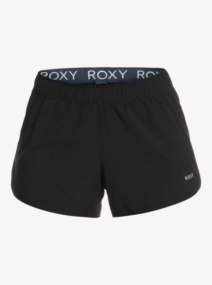 Shorts Roxy Corsica Calling Workout Grise Foncé Femme | XSA-42388145