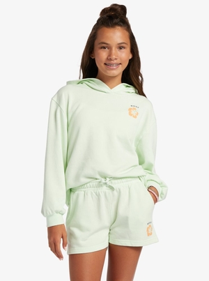 Shorts Roxy 4-16 Distance And Time A Sweat Vert Clair Enfant | BGV-06141984