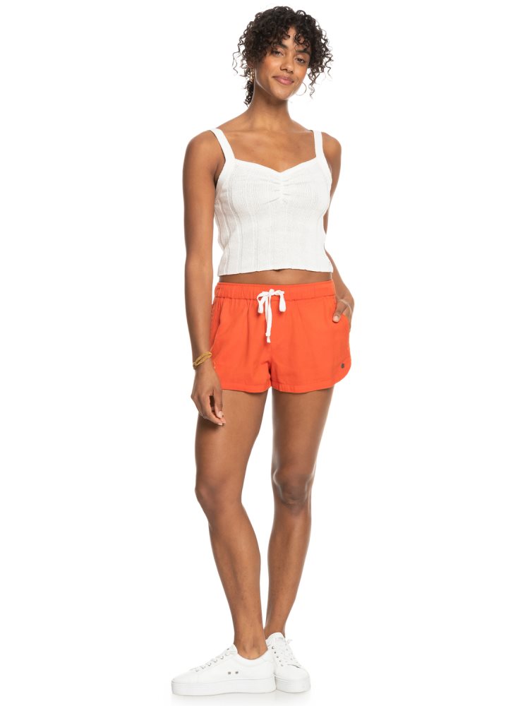 Shorts Roxy New Impossible Love Elasticized Orange Femme | NPO-42169869