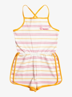 Rompers Roxy Strawberry Bubblegum Lanières Blanche Stripes Enfant | EJB-78188850