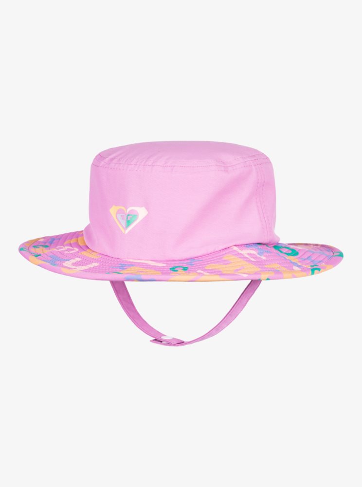 Chapeaux Roxy 2-7 Pudding Cake Floating Bucket Violette Enfant | AJH-06074215