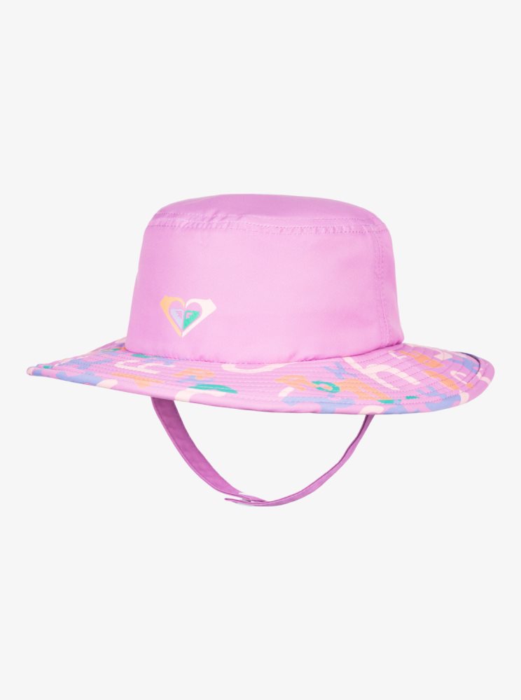 Chapeaux Roxy 2-7 Pudding Cake Floating Bucket Violette Enfant | AJH-06074215