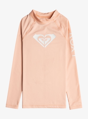 Rashguards Roxy 7-16 Whole Hearted Long Sleeve UPF 50 Corail Enfant | LBL-71366641