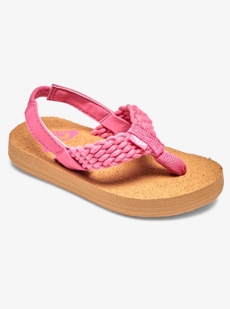 Sandales Roxy Porto Rose Enfant | WXO-26351592