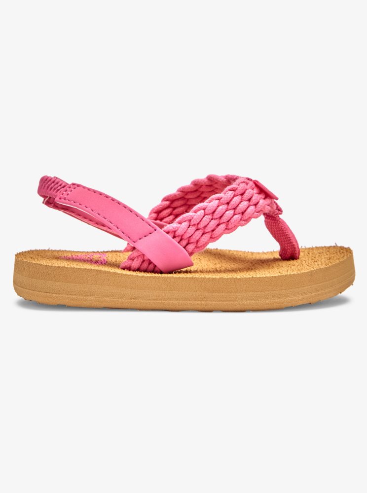 Sandales Roxy Porto Rose Enfant | WXO-26351592