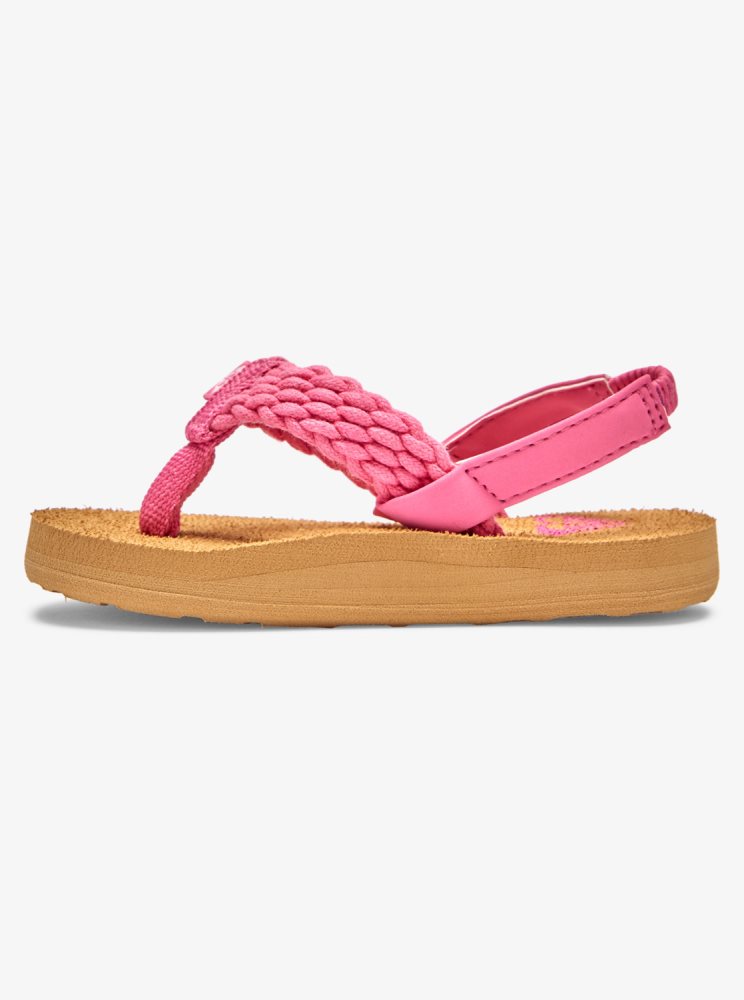 Sandales Roxy Porto Rose Enfant | WXO-26351592