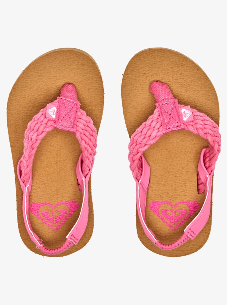 Sandales Roxy Porto Rose Enfant | WXO-26351592