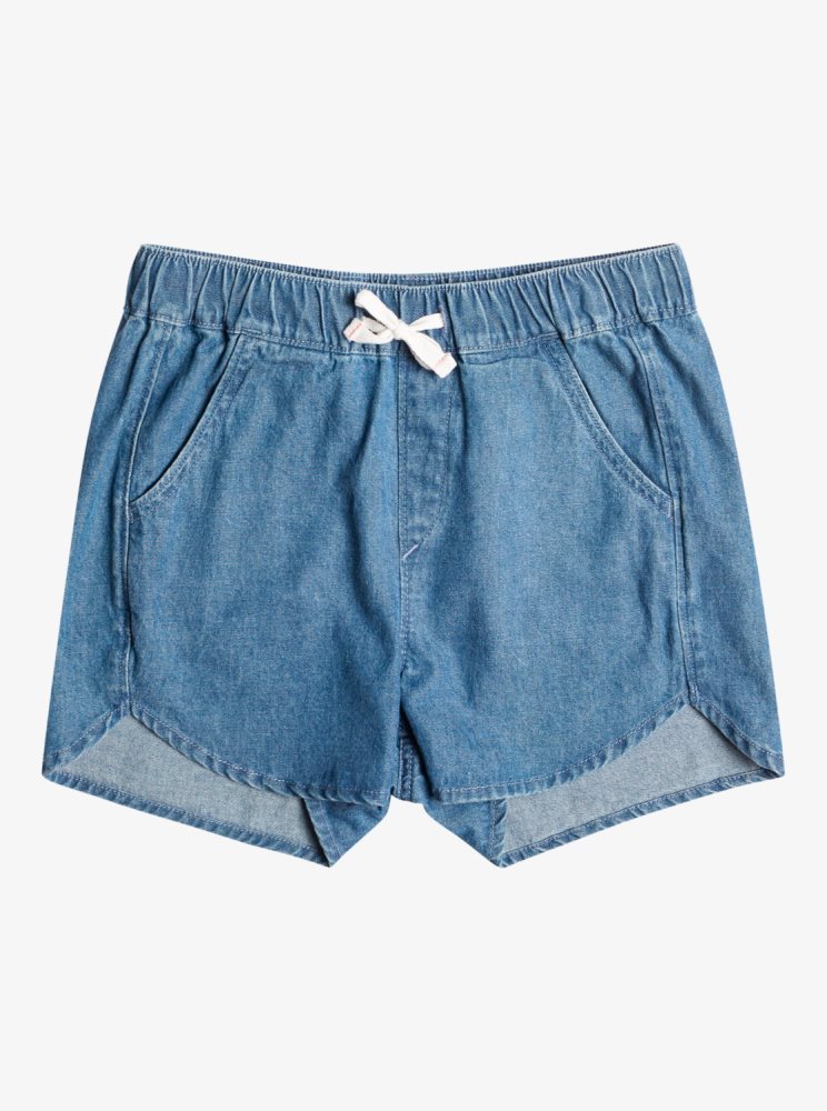 Shorts Roxy 4-16 Genial Moment Beach Bleu Enfant | ZMS-57545271